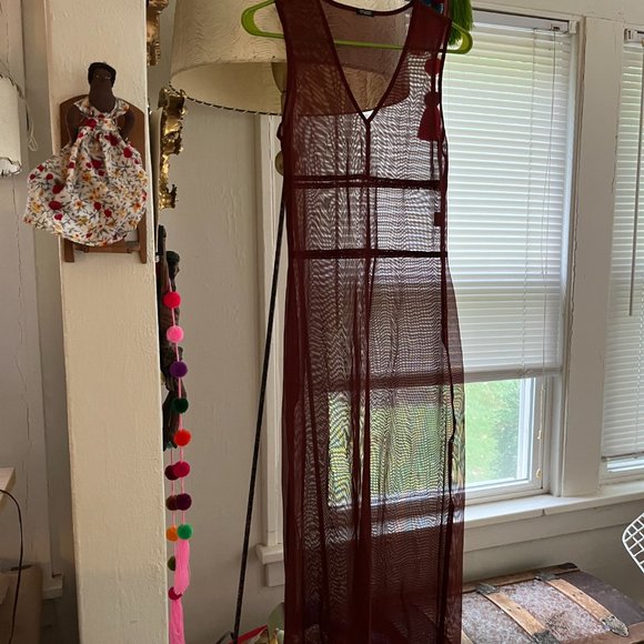 cola fiona beckett for tooke sheer maxi (very demeulemeester, vivienne tam !!) - Picture 3 of 7